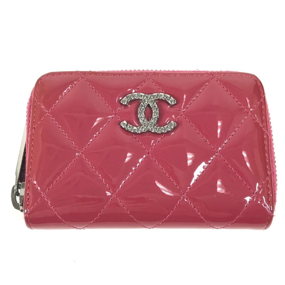 CHANEL Pink Logo Wallet
